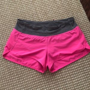 Lulu lemon speed shorts, size 4, EUC